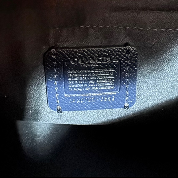 Coach Elegant Teal Crossbody Bag and has belt - Picture 5 of 5